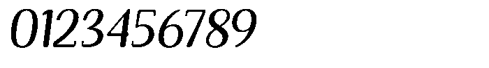 Seghan Elegant Round Medium Slant Font OTHER CHARS