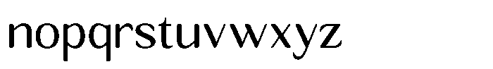Seghan Elegant Round Regular Font LOWERCASE