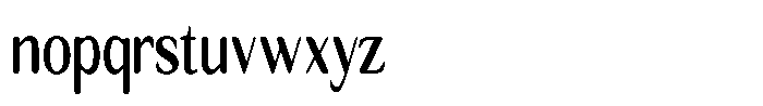 Seghan Elegant Round Semi Bold Condensed Font LOWERCASE