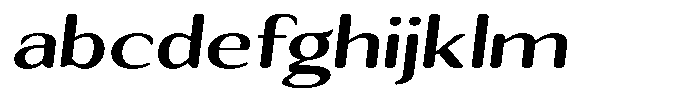 Seghan Elegant Round Semi Bold Expanded Slant FONT