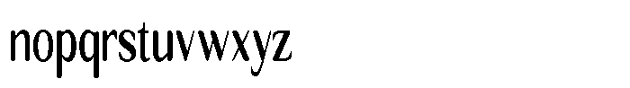 Seghan Elegant Round Semi Bold Extra Condensed Font LOWERCASE
