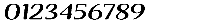Seghan Elegant Round Semi Bold Extra Expanded Slant Font OTHER CHARS