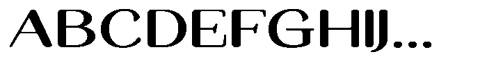 Seghan Elegant Round Semi Bold Extra Expanded Font UPPERCASE
