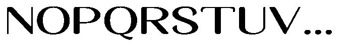 Seghan Elegant Round Semi Bold Extra Expanded Font UPPERCASE