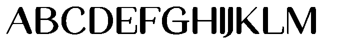 Seghan Elegant Round Semi Bold Semi Expanded Font UPPERCASE
