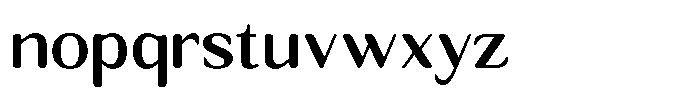 Seghan Elegant Round Semi Bold Font LOWERCASE