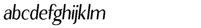 Seghan Elegant Round Semi Condensed Slant FONT