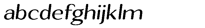 Seghan Elegant Round Semi Expanded Slant FONT