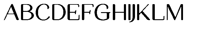 Seghan Elegant Round Semi Expanded Font UPPERCASE