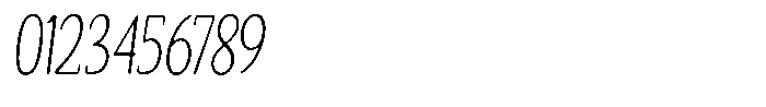 Seghan Elegant Round Thin Condensed Slant Font OTHER CHARS