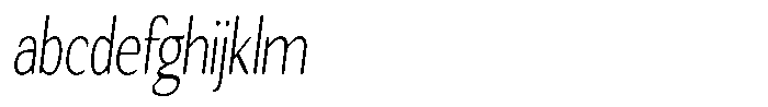 Seghan Elegant Round Thin Condensed Slant FONT