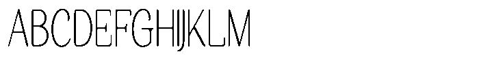 Seghan Elegant Round Thin Condensed Font UPPERCASE