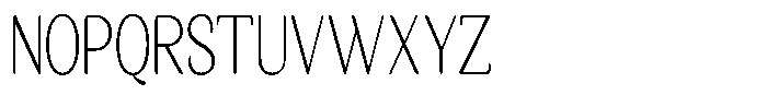 Seghan Elegant Round Thin Condensed Font UPPERCASE