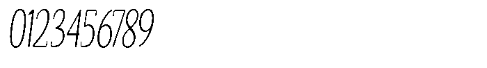 Seghan Elegant Round Thin Extra Condensed Slant Font OTHER CHARS