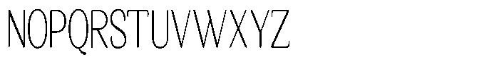 Seghan Elegant Round Thin Extra Condensed Font UPPERCASE