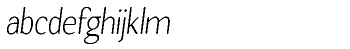 Seghan Elegant Round Thin Semi Condensed Slant FONT