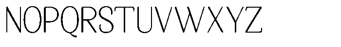 Seghan Elegant Round Thin Semi Condensed Font UPPERCASE