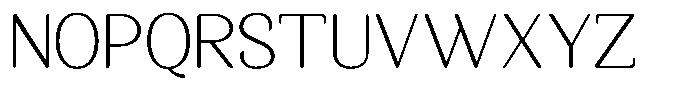 Seghan Elegant Round Thin Font UPPERCASE