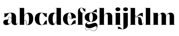 Segina Display Bold Font LOWERCASE