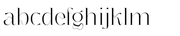 Segina Display Light Font LOWERCASE