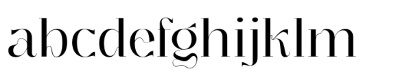 Segina Display Regular Font LOWERCASE