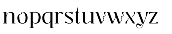 Segina Regular Font LOWERCASE