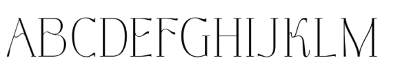 Segina Thin Font UPPERCASE