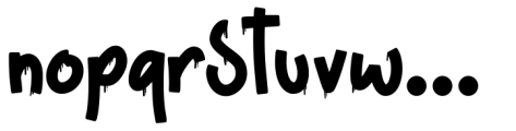 Segitiga Font LOWERCASE