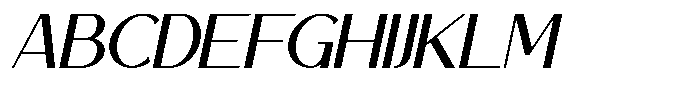 Seglade Italic Font UPPERCASE