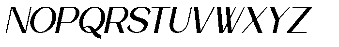 Seglade Italic Font UPPERCASE