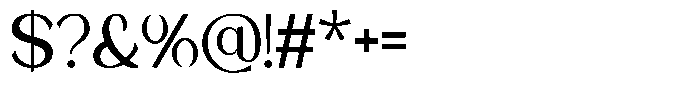 Seglade Regular Font OTHER CHARS