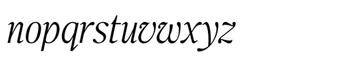 Seglima Variable Seglima Light Italic Font LOWERCASE