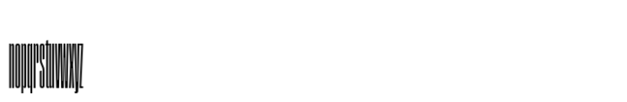 Segment A Type Condensed Bold Font LOWERCASE