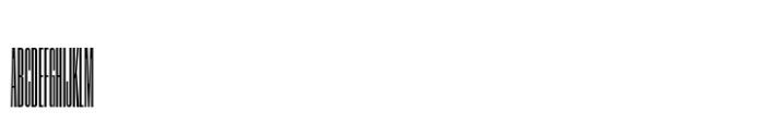 Segment B Type Condensed Bold Font UPPERCASE
