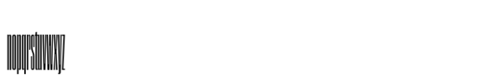 Segment B Type Condensed Bold Font LOWERCASE