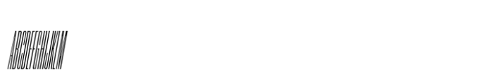 Segment B Type Condensed Regular Italic Font UPPERCASE