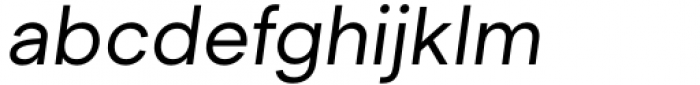Segment Italic Font LOWERCASE