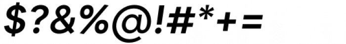 Segment Semi Bold Italic Font OTHER CHARS