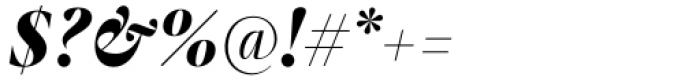 Segnieur Serif Display Black Italic Font OTHER CHARS