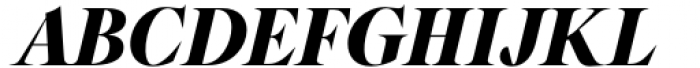 Segnieur Serif Display Black Italic Font UPPERCASE