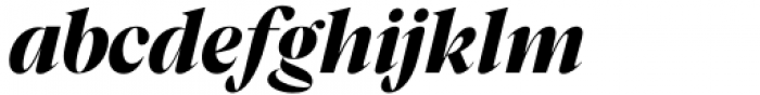Segnieur Serif Display Black Italic Font LOWERCASE