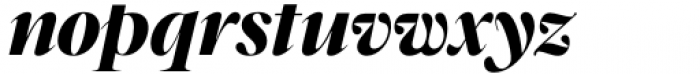 Segnieur Serif Display Black Italic Font LOWERCASE