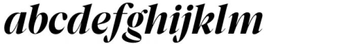 Segnieur Serif Display Bold Italic Font LOWERCASE