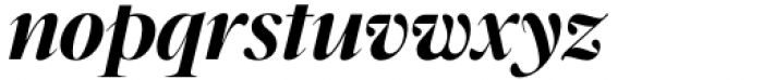 Segnieur Serif Display Bold Italic Font LOWERCASE