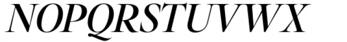 Segnieur Serif Display Italic Font UPPERCASE