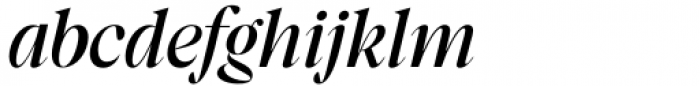 Segnieur Serif Display Italic Font LOWERCASE
