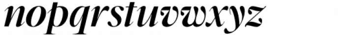 Segnieur Serif Display Medium Italic Font LOWERCASE