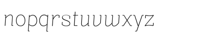 Segno Brush Ultra Thin Font LOWERCASE