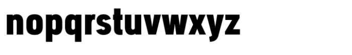 Segovia Narrow Bold Font LOWERCASE