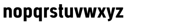 Segovia Narrow Semi Bold Font LOWERCASE